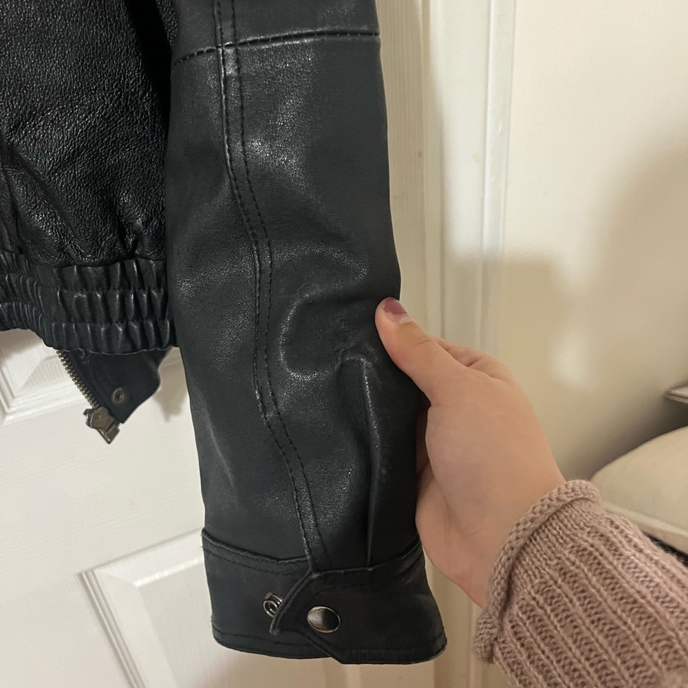 Black Leather Jacket - Picture 6 of 9